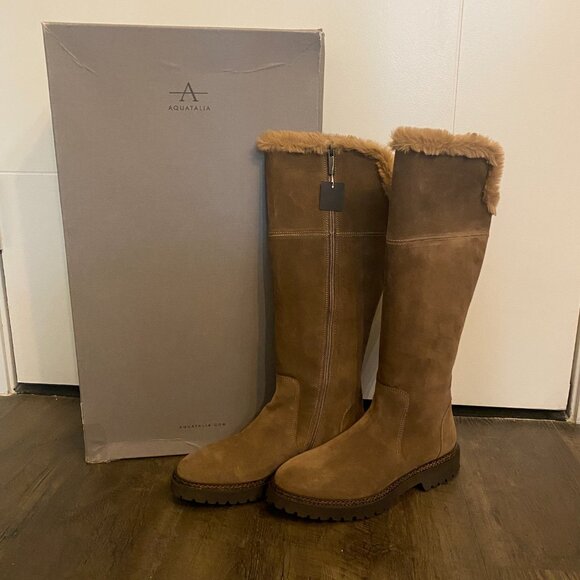 [NWT!] Aquatalia Women's Marla Weatherproof Tall Boots - Picture 1 of 7